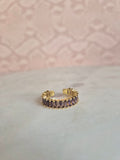 Purple Open Ring