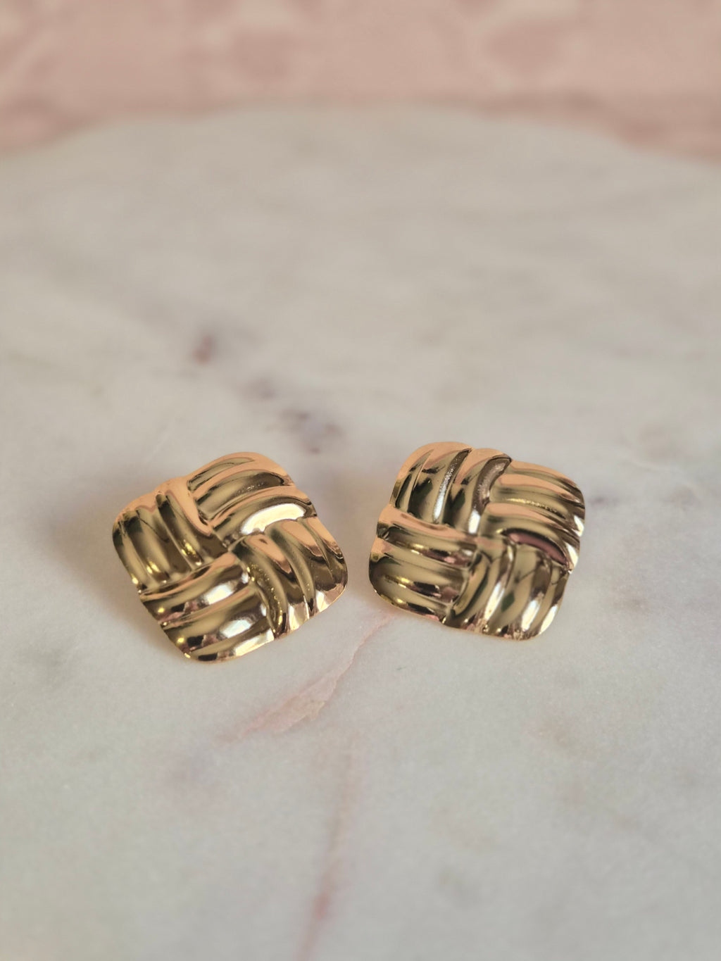 Chunky Gold Stud