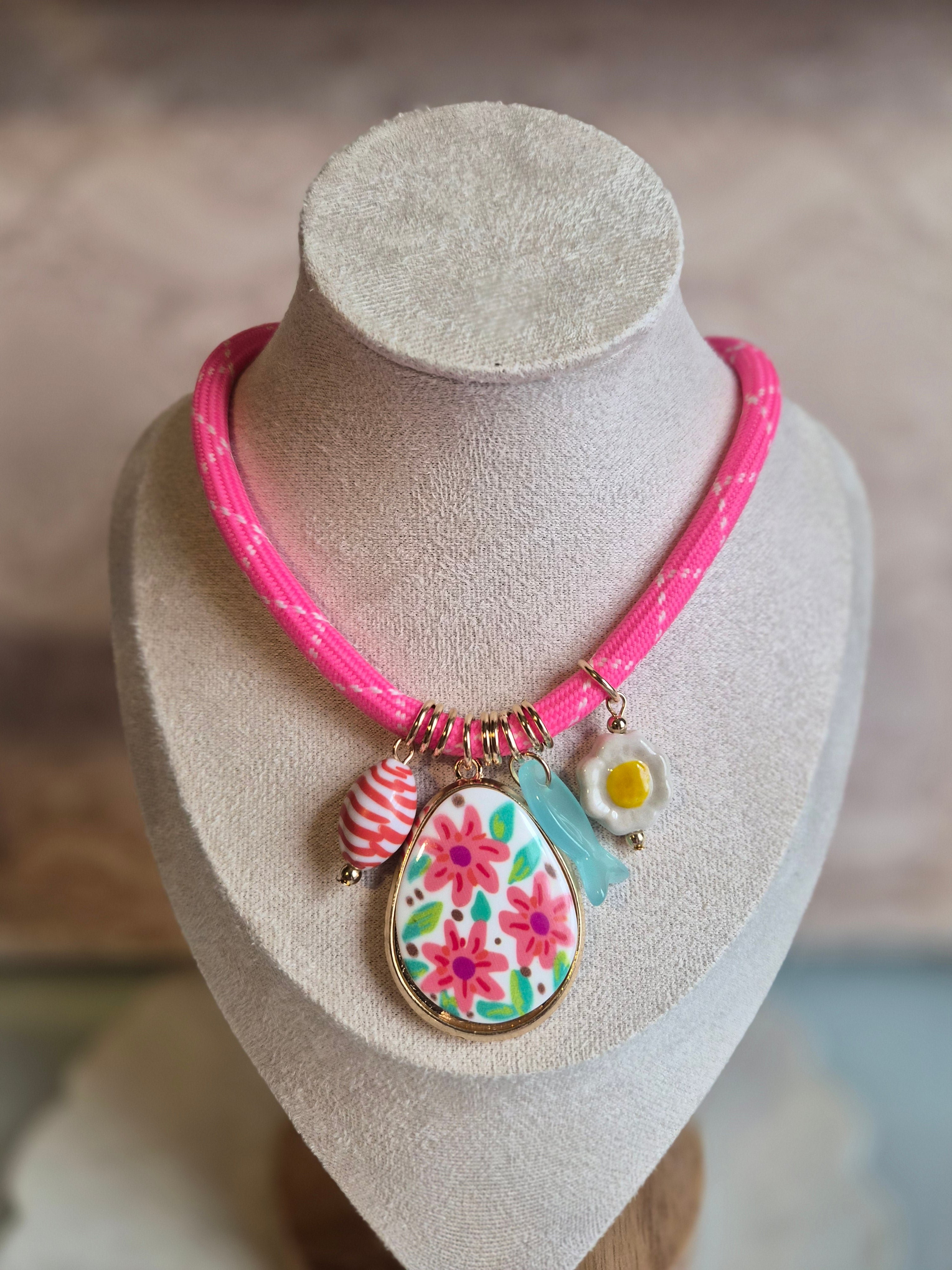 Pink Spring Necklace