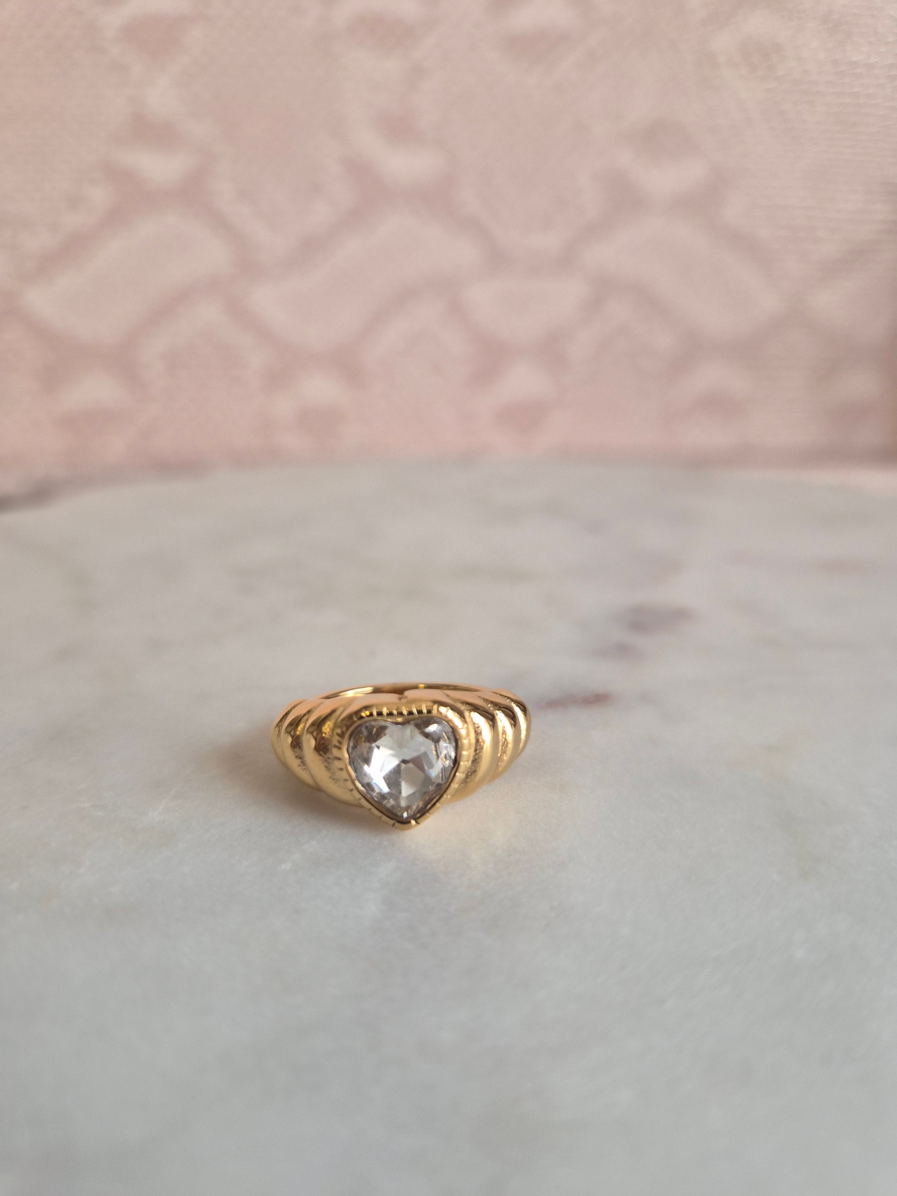Heart And Gold ring