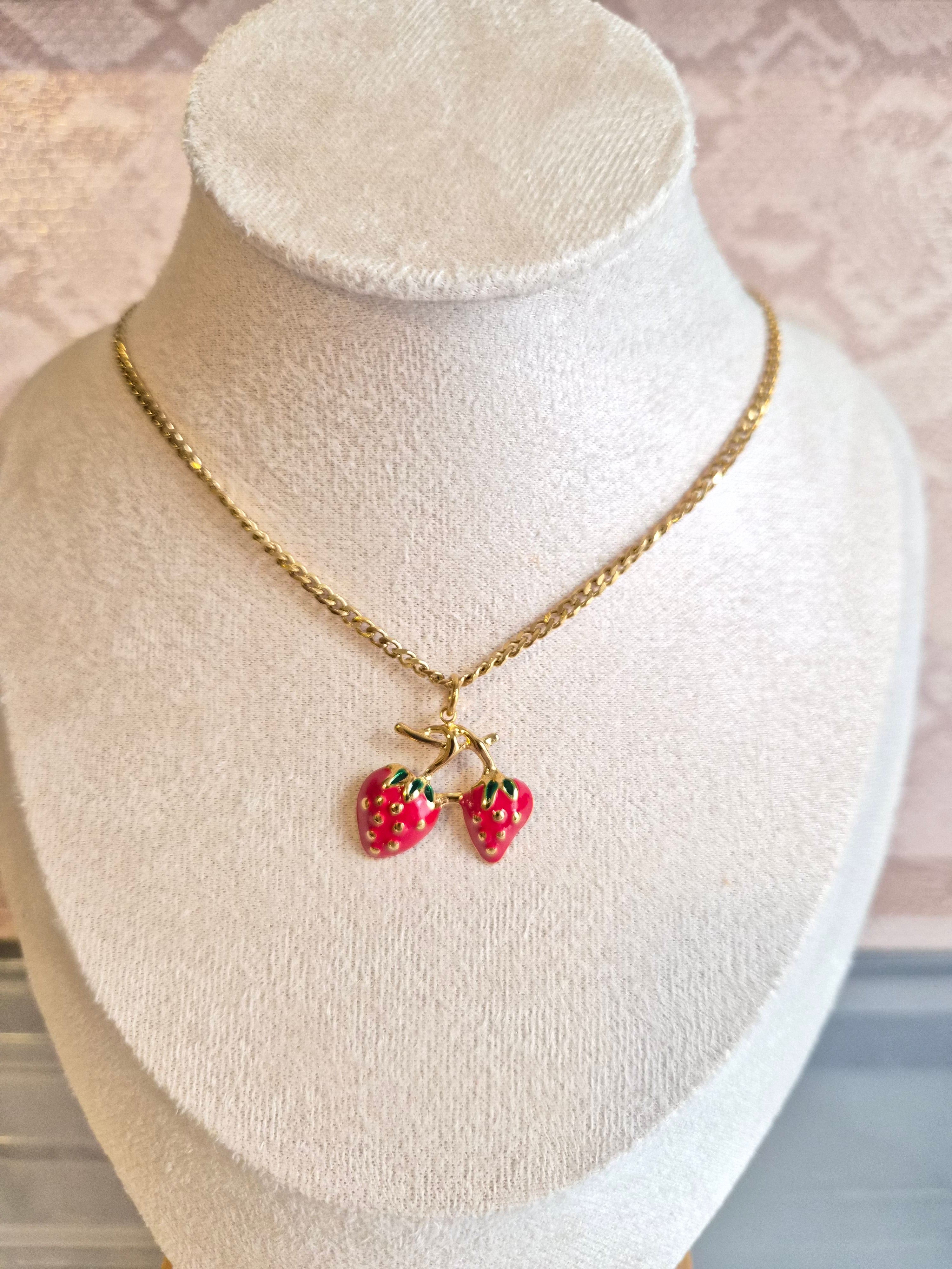 Straberry Season Necklace