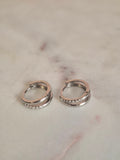 Silver Little  Hoops