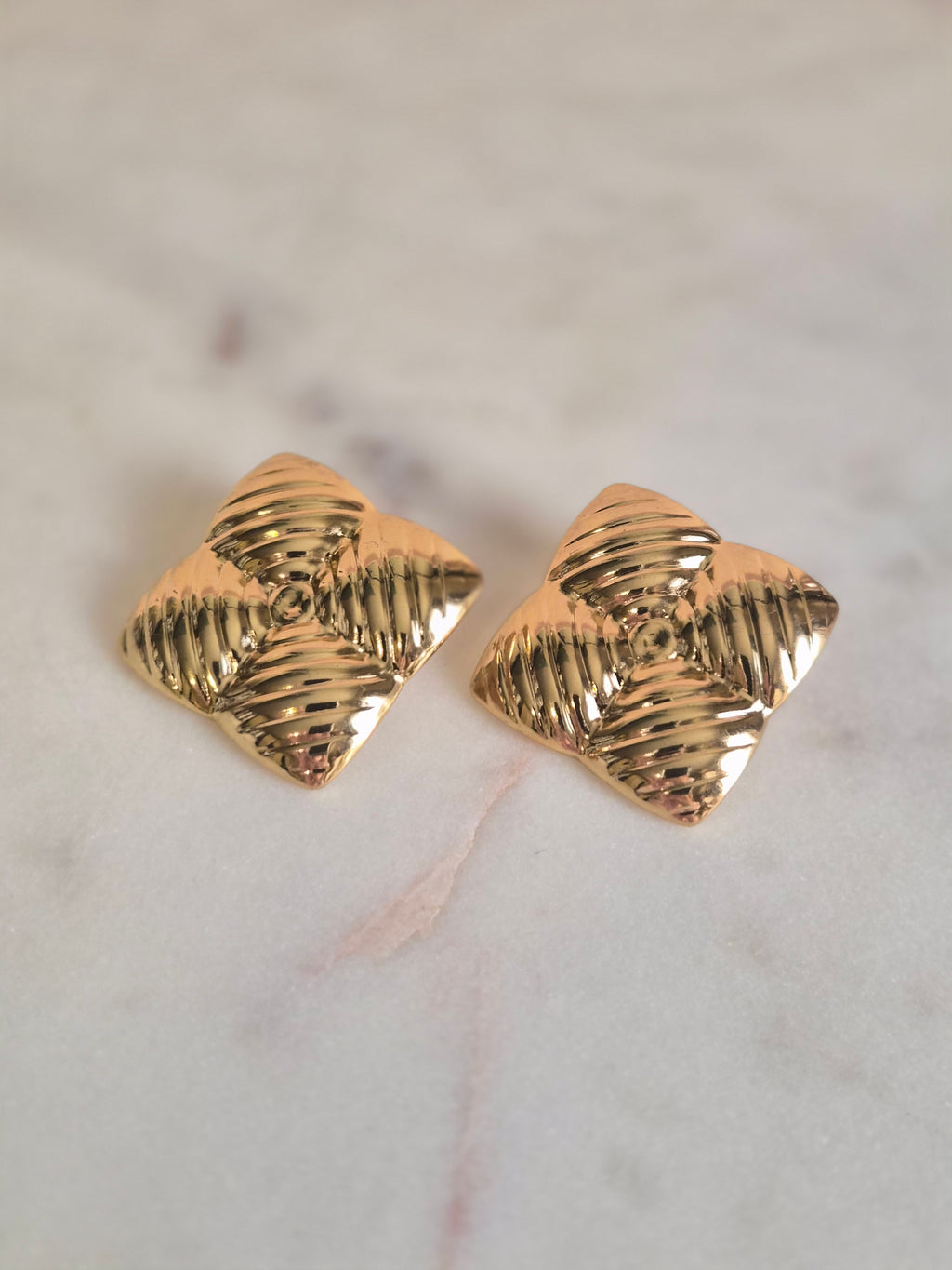 Chunky Gold Stud