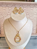 Mix  Metal Necklace  with earrings
